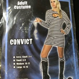 Convict Halloween costume